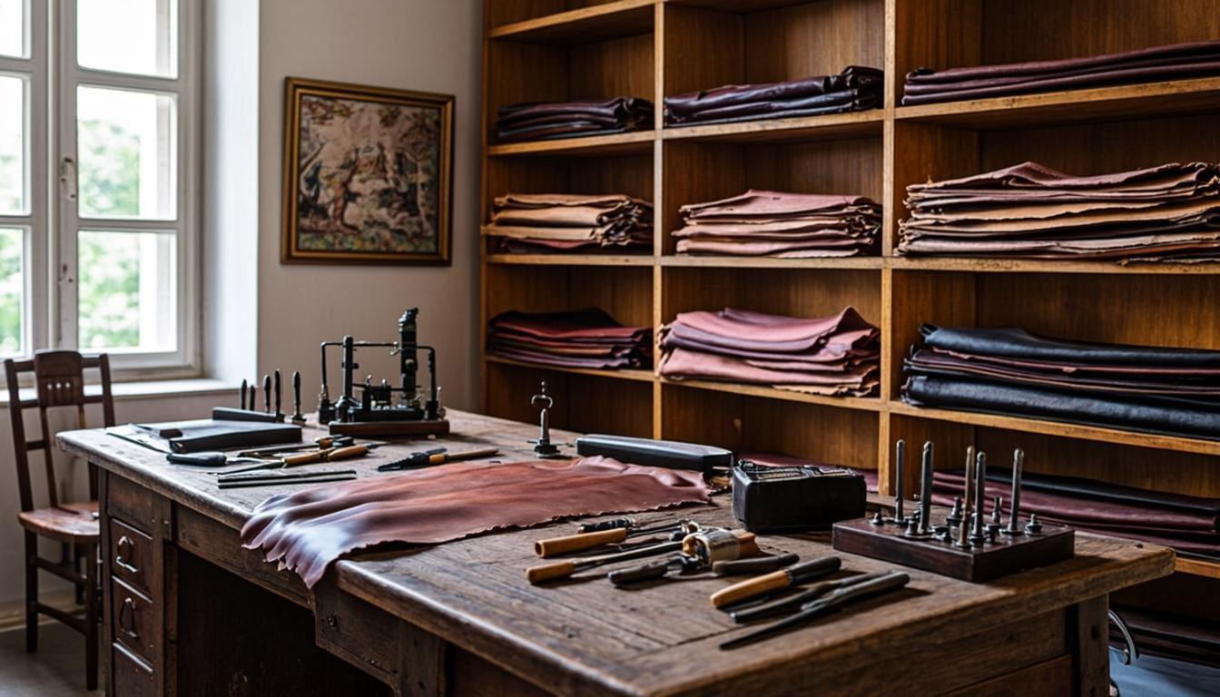 Visite de l'atelier Mercedes Style Cuir à Limoges